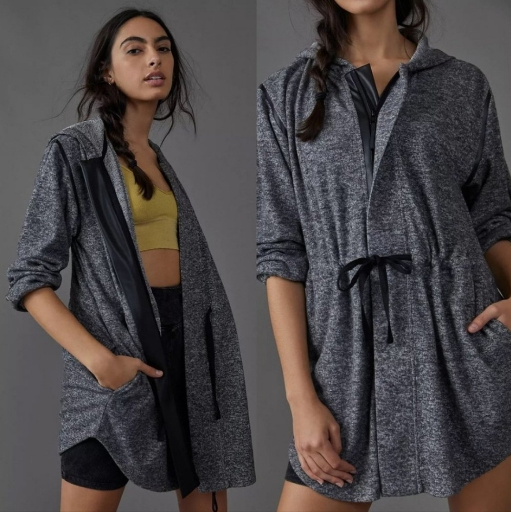 Anthropologie Lena Tunic Hoodie size L